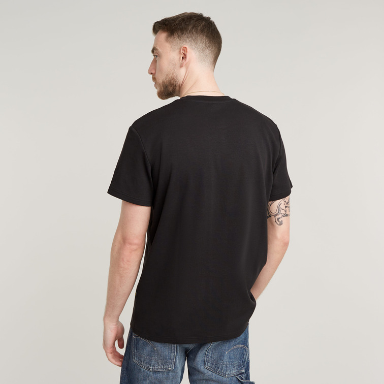 CAMISETA HOMBRE G-STAR LOGO G-SCRIPT FIT REGULAR