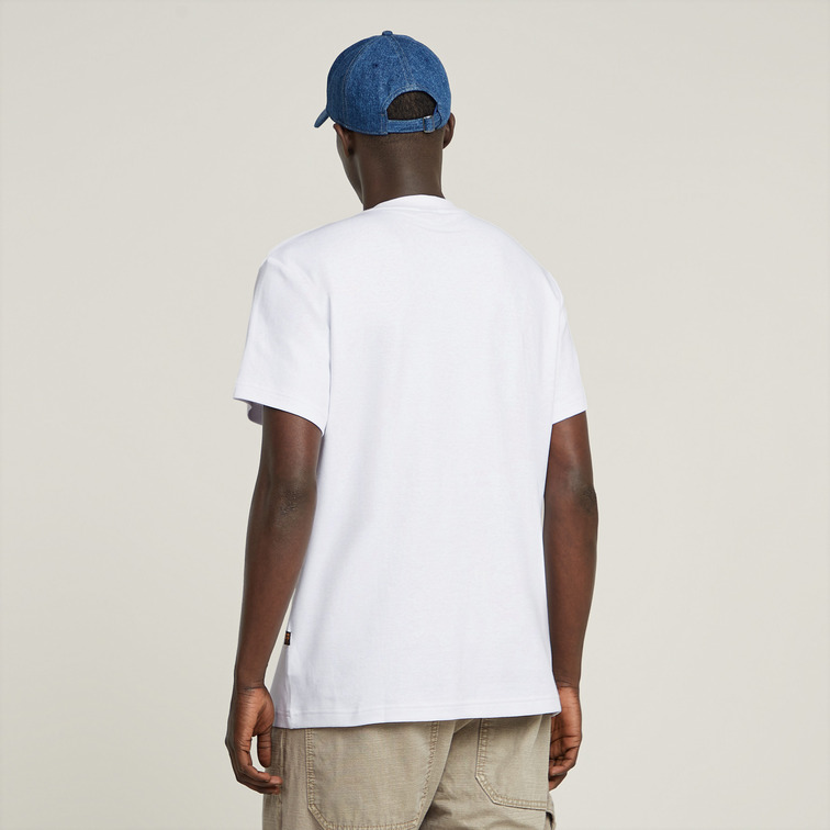 CAMISETA HOMBRE G-STAR LOGO OLD SKOOL FIT REGULAR