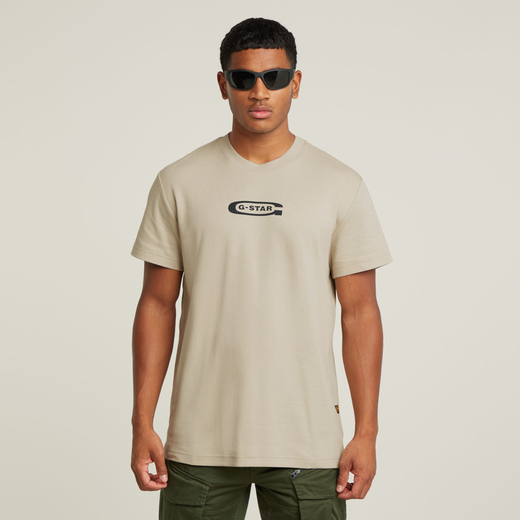 CAMISETA HOMBRE G-STAR LOGO OLD SKOOL FIT REGULAR