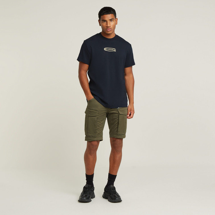 CAMISETA HOMBRE G-STAR LOGO OLD SKOOL FIT REGULAR