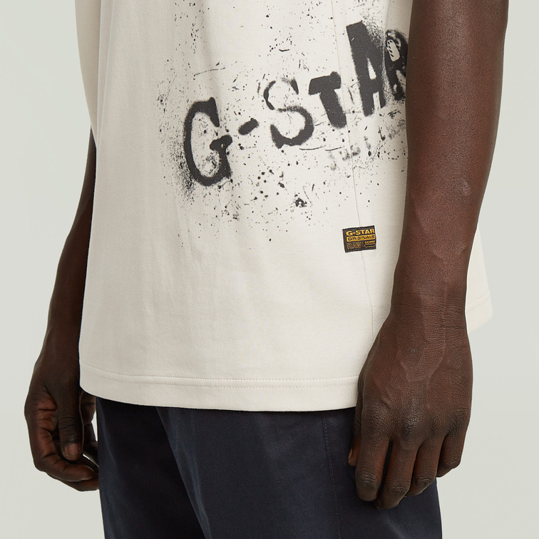 CAMISETA HOMBRE  G-STAR SPRAYED GR R T
