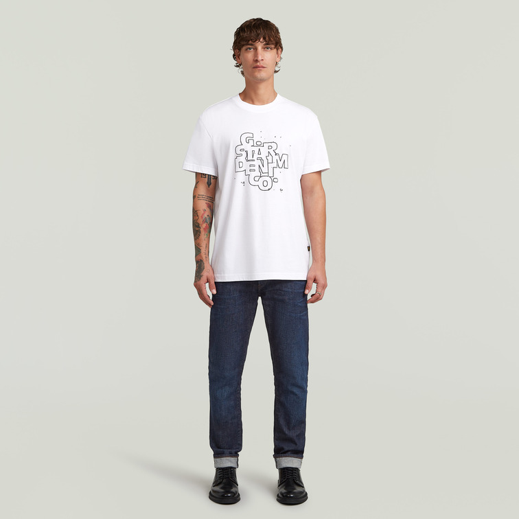 CAMISETA HOMBRE  G-STAR HD PRINT R T
