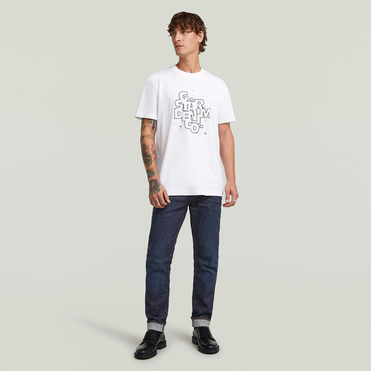 CAMISETA HOMBRE  G-STAR HD PRINT R T