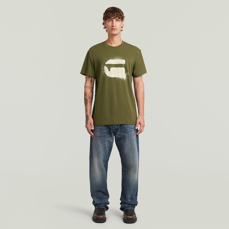CAMISETA HOMBRE  G-STAR SPRAY G LOGO R T