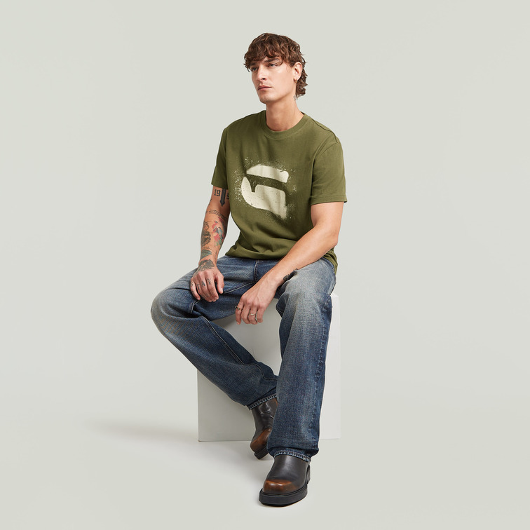 CAMISETA HOMBRE  G-STAR SPRAY G LOGO R T