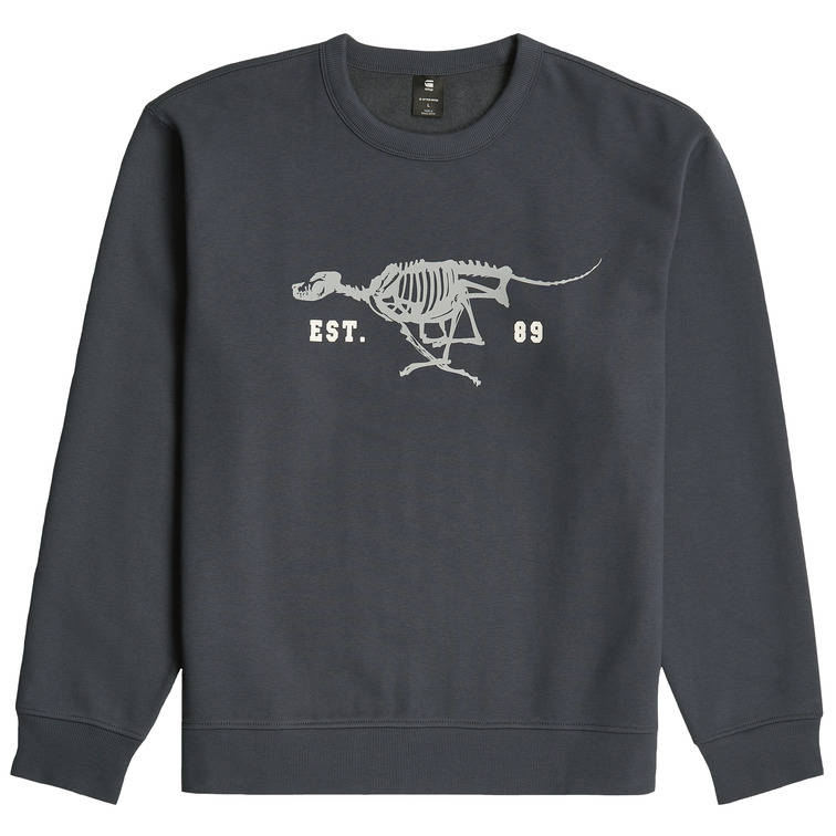 SUDADERA HOMBRE  G-STAR RUNNING DOG BACK GR R SW