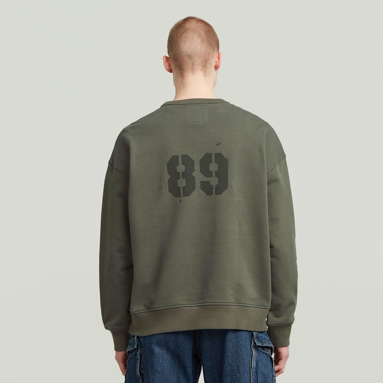 SUDADERA HOMBRE  G-STAR SPRAYED 89 GR LOOSE R SW