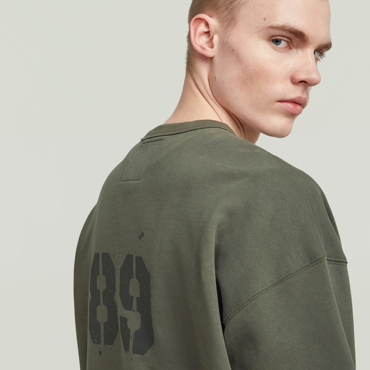 SUDADERA HOMBRE  G-STAR SPRAYED 89 GR LOOSE R SW