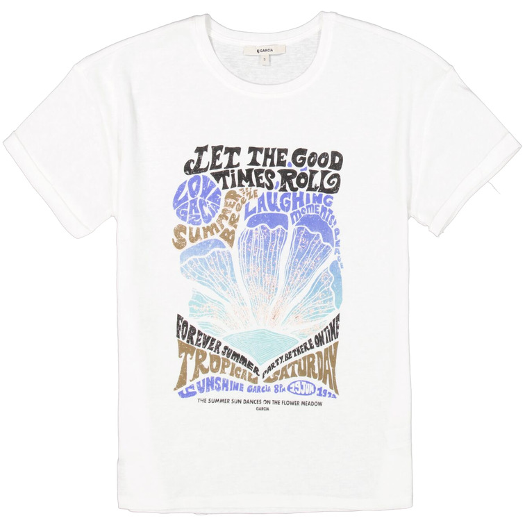 CAMISETA MUJER  GARCIA JEANS D50007_LADIES T-SHIRT SS