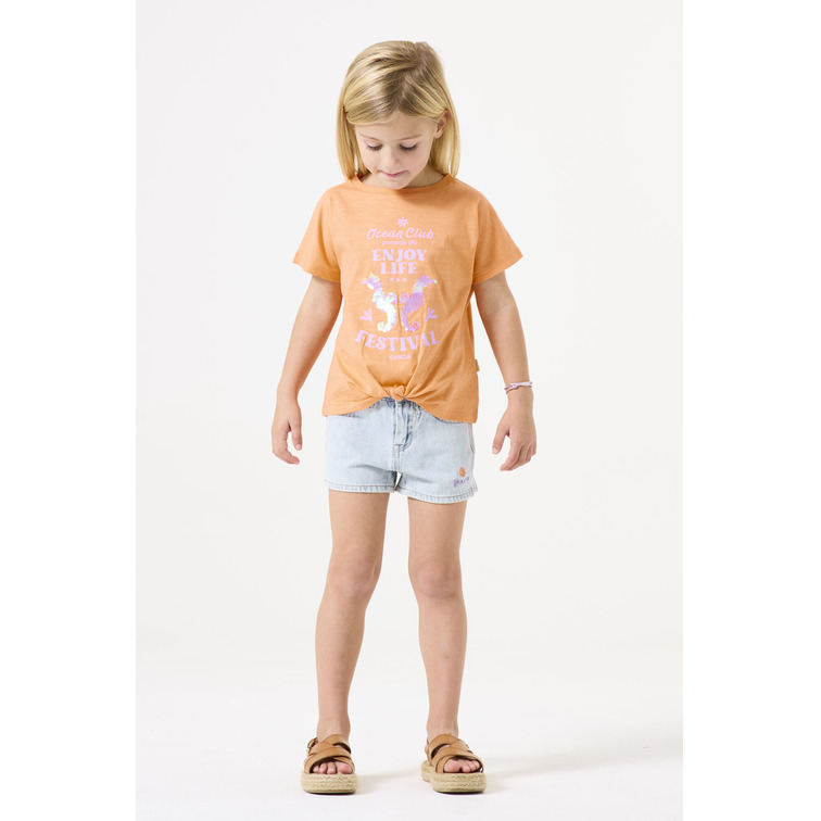 PANTALÓN CORTO NIÑA  GARCIA JEANS D54526_GIRLS SHORT