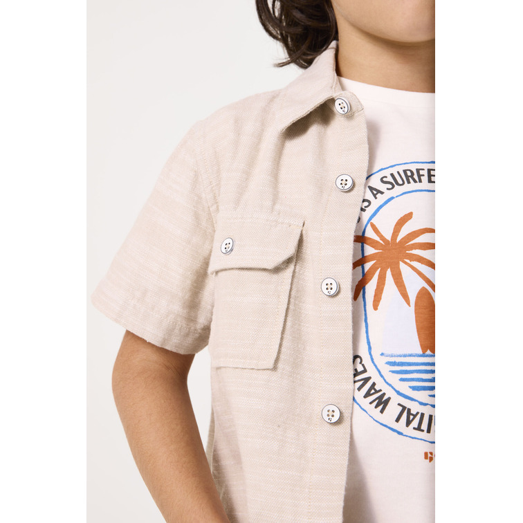 CAMISA NIÑO  GARCIA JEANS D55420_BOYS SHIRT SS