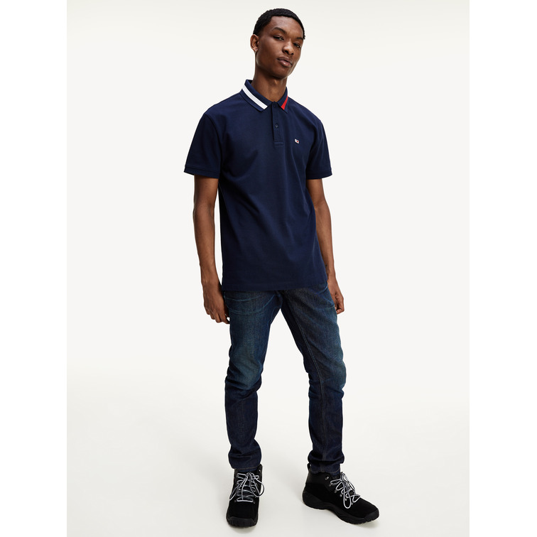 POLO HOMBRE  TH TJM FLAG NECK POLO