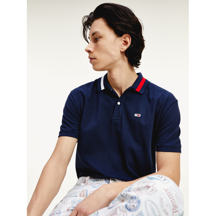 POLO HOMBRE  TH TJM FLAG NECK POLO