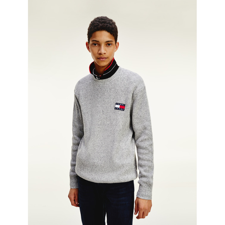 JERSEY HOMBRE TOMMY JEANS LOGO PARCHE