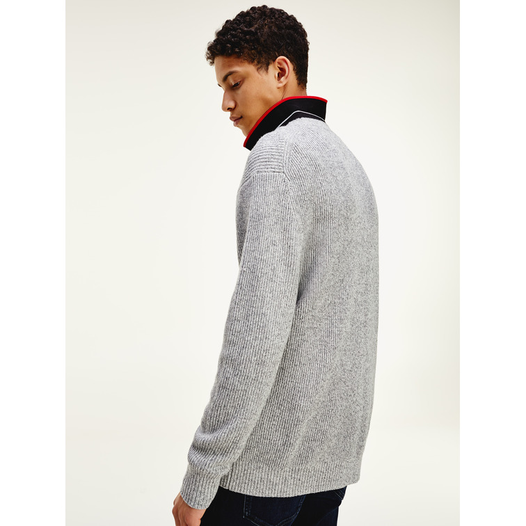 JERSEY HOMBRE TOMMY JEANS LOGO PARCHE