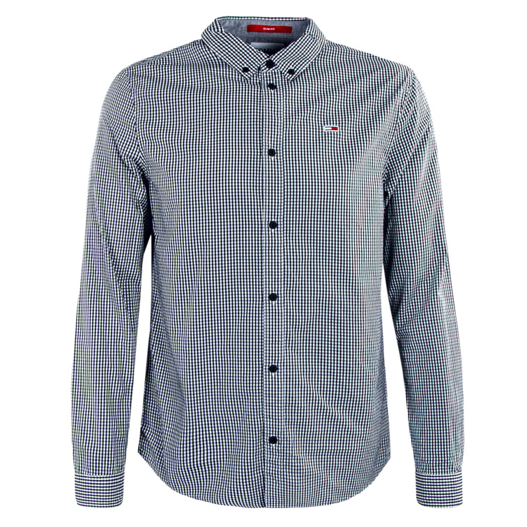 CAMISA HOMBRE  TH TJM ESSENTIAL GINGHAM SHIRT