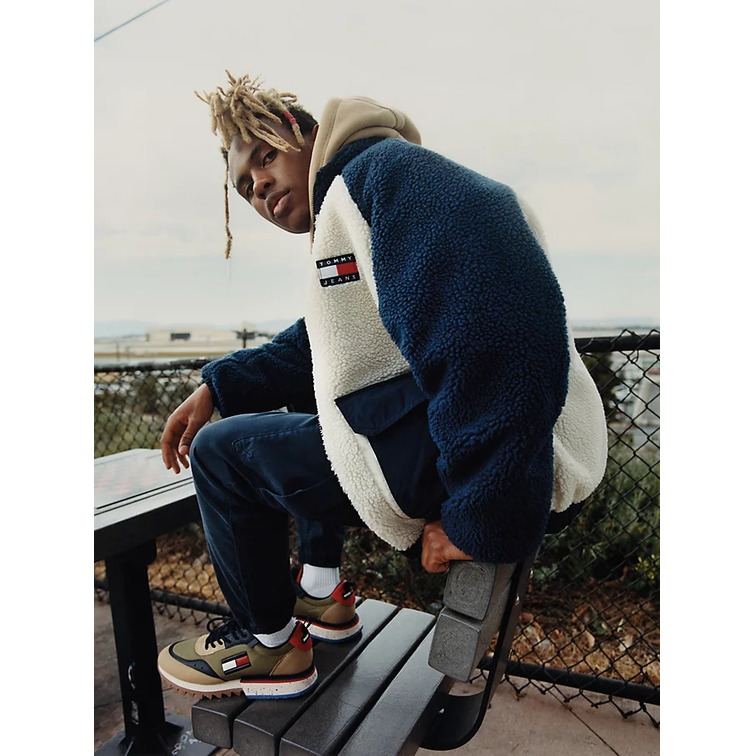 SUDADERA HOMBRE  TH TJM TINY TOMMY CIRCULAR HOODIE