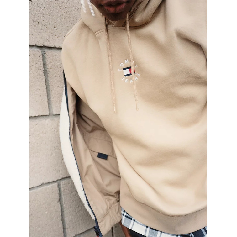 SUDADERA HOMBRE  TH TJM TINY TOMMY CIRCULAR HOODIE