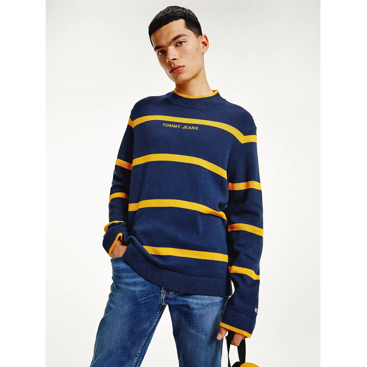 JERSEY DE ALGODÓN ORGÁNICO A RAYAS HOMBRE TOMMY JEANS