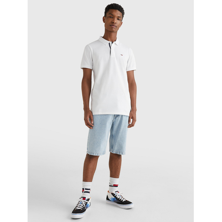 POLO DE ALGODÓN ORGÁNICO ELÁSTICO HOMBRE TOMMY JEANS ESSENTIAL