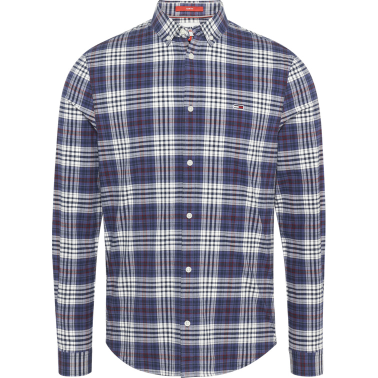 CAMISA A CUADROS SLIM FIT HOMBRE TOMMY JEANS ESSENTIAL