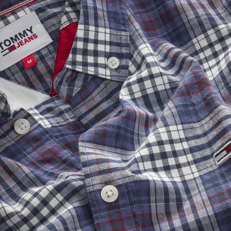 CAMISA A CUADROS SLIM FIT HOMBRE TOMMY JEANS ESSENTIAL