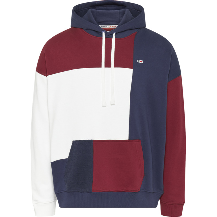 SUDADERA COLORBLOCK CON CAPUCHA HOMBRE TOMMY JEANS
