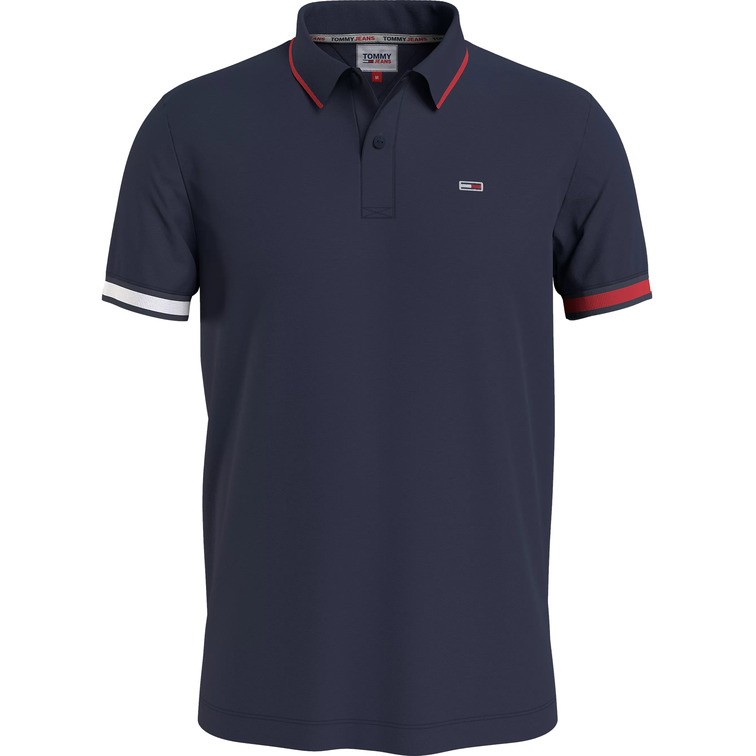 POLO FIT SLIM DETALLES COLORBLOCK HOMBRE TOMMY JEANS