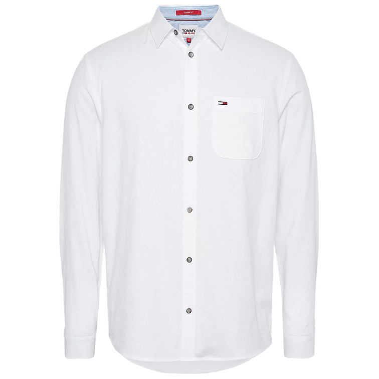 CAMISA EN MEZCLA DE LINO HOMBRE TOMMY JEANS