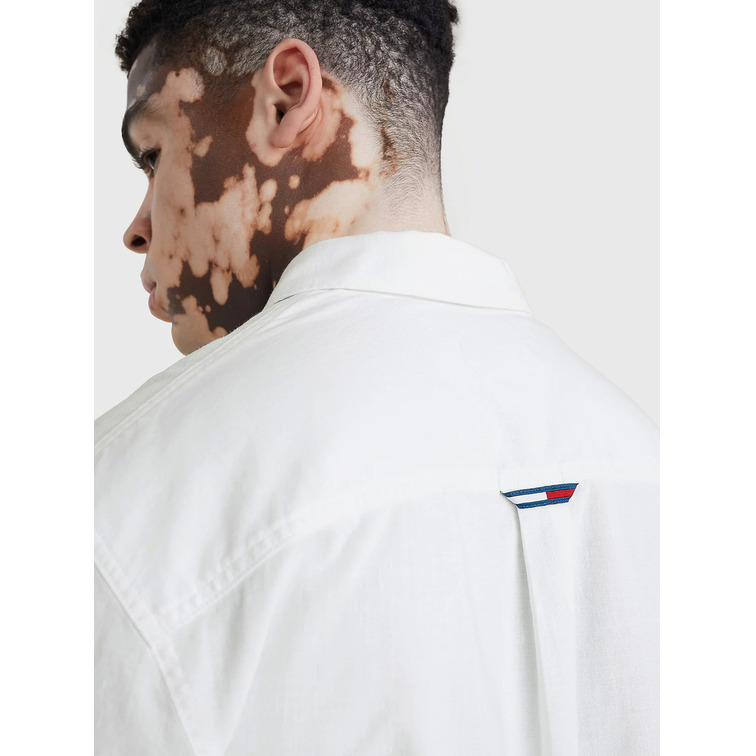 CAMISA EN MEZCLA DE LINO HOMBRE TOMMY JEANS