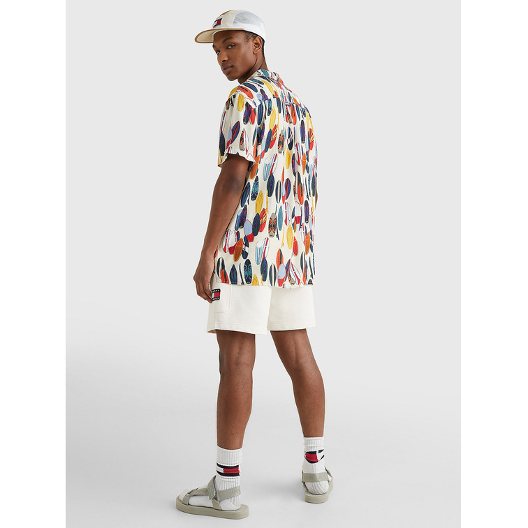 CAMISA ESTAMPADA DE MANGA CORTA HOMBRE TOMMY JEANS