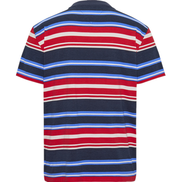 CAMISETA A RAYAS CON LOGO FIRMA HOMBRE TOMMY JEANS