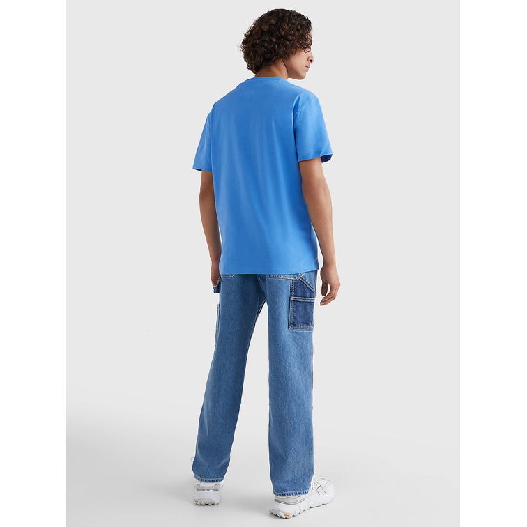 CAMISETA ESTAMPADA DE ALGODÓN ORGÁNICO HOMBRE TOMMY JEANS