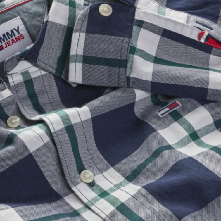 CAMISA A CUADROS HOMBRE TOMMY JEANS