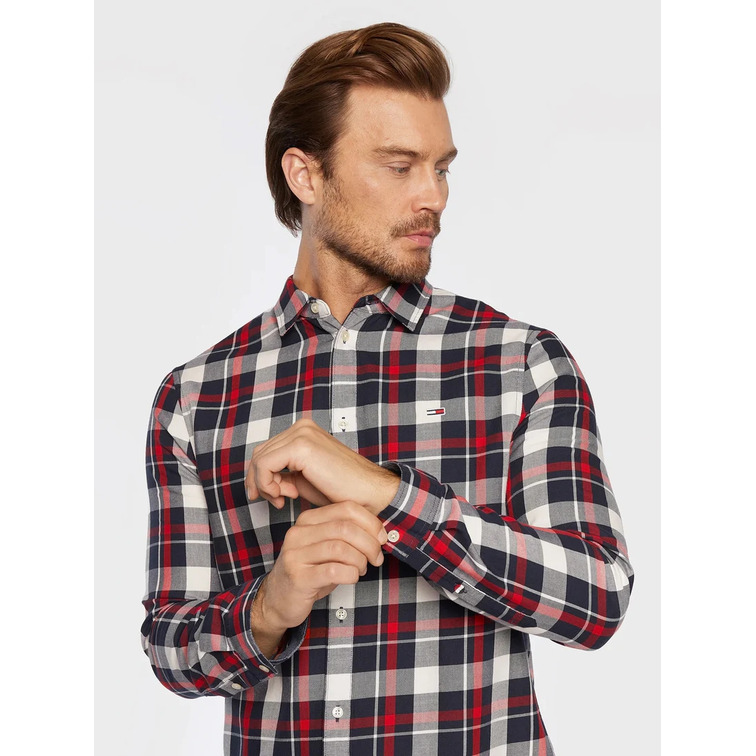 CAMISA A CUADROS HOMBRE TOMMY JEANS
