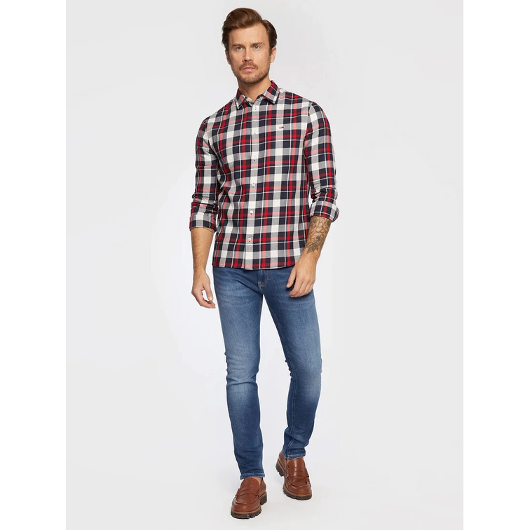 CAMISA A CUADROS HOMBRE TOMMY JEANS