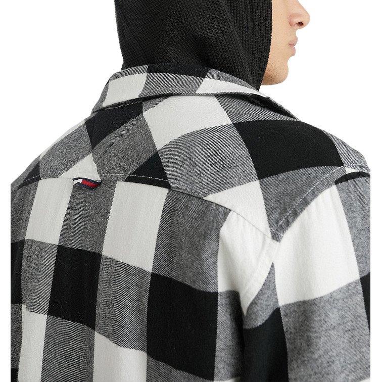 SOBRECAMISA DE FRANELA CON FORRO DE PELUCHE HOMBRE TOMMY JEANS