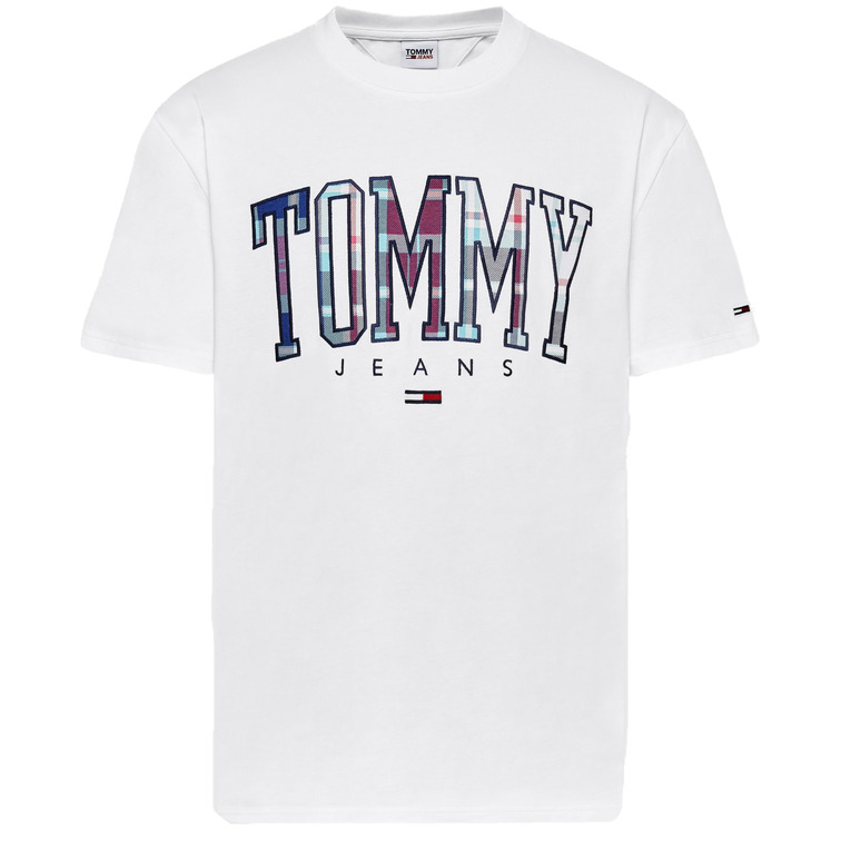 CAMISETA CON LOGO DE TARTÁN HOMBRE TOMMY JEANS