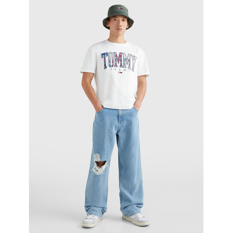 CAMISETA CON LOGO DE TARTÁN HOMBRE TOMMY JEANS