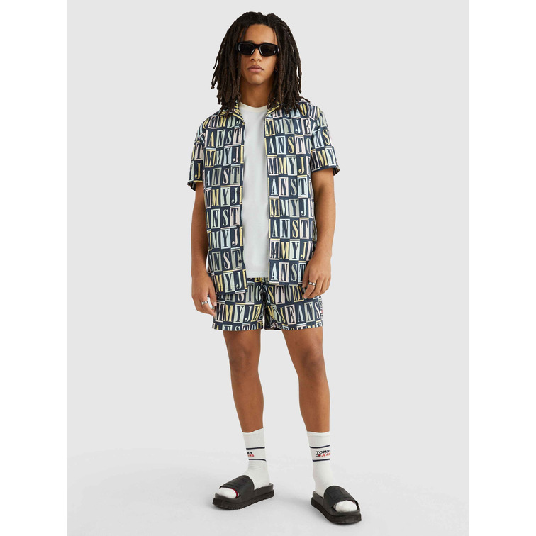 CAMISA DE MANGA CORTA CON ESTAMPADO LOGO HOMBRE TOMMY JEANS