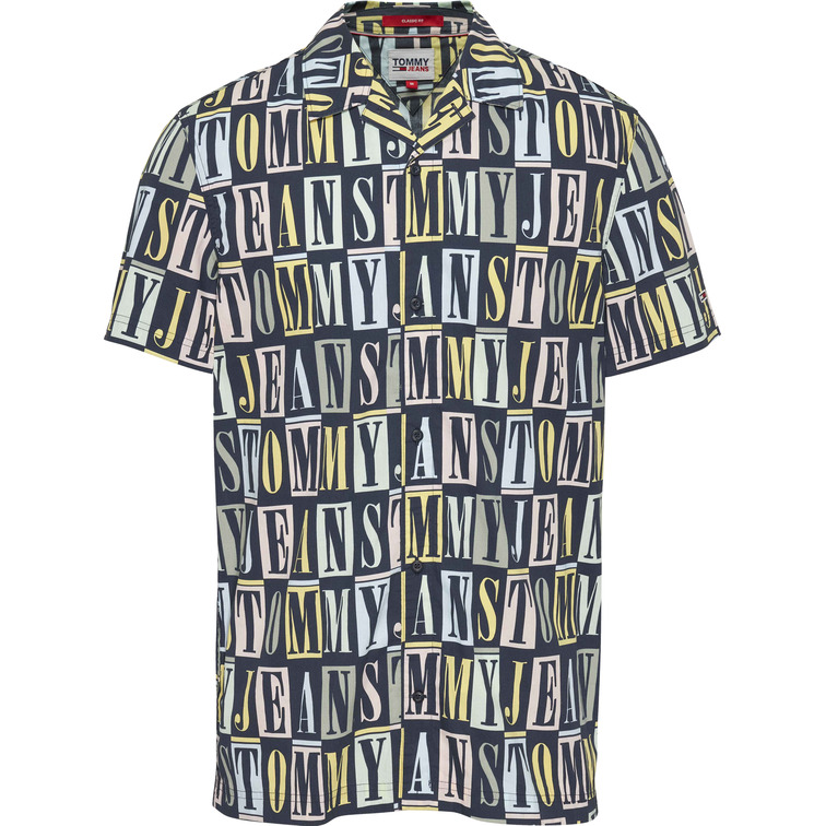 CAMISA DE MANGA CORTA CON ESTAMPADO LOGO HOMBRE TOMMY JEANS