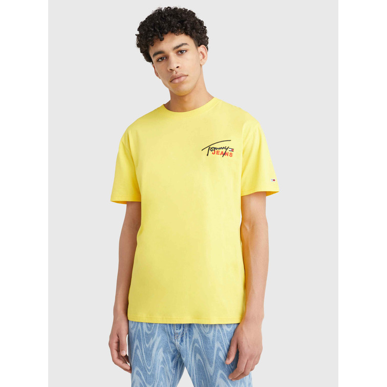 CAMISETA CON LOGO FIRMA HOMBRE TOMMY JEANS