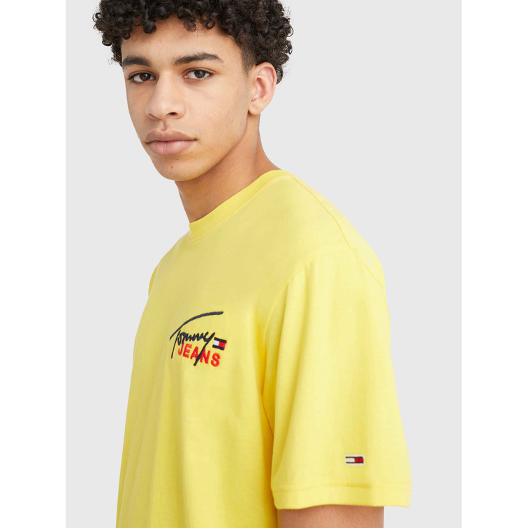CAMISETA CON LOGO FIRMA HOMBRE TOMMY JEANS