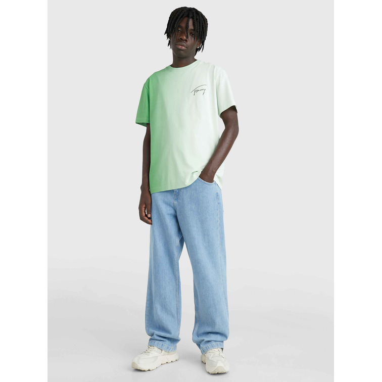 CAMISETA DE CORTE CLÁSICO CON EFECTO DEGRADÉ HOMBRE TOMMY JEANS
