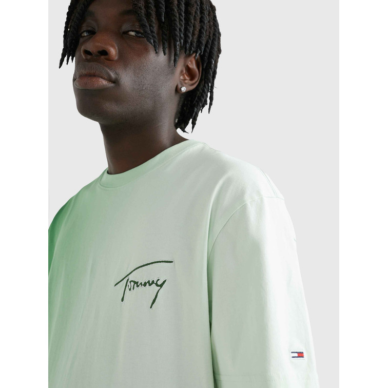 CAMISETA DE CORTE CLÁSICO CON EFECTO DEGRADÉ HOMBRE TOMMY JEANS