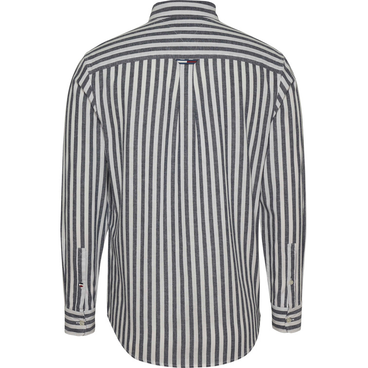 CAMISA A RAYAS EN MEZCLA DE LINO HOMBRE TOMMY JEANS