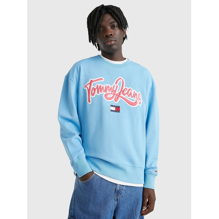 SUDADERA UNIVERSITARIA AMPLIA CON LOGO HOMBRE TOMMY JEANS