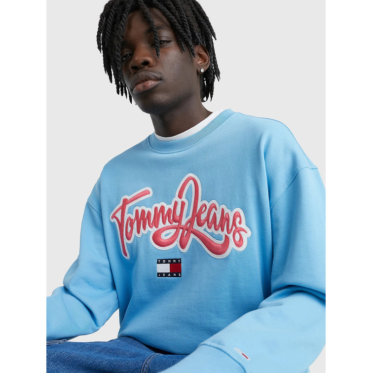 SUDADERA UNIVERSITARIA AMPLIA CON LOGO HOMBRE TOMMY JEANS