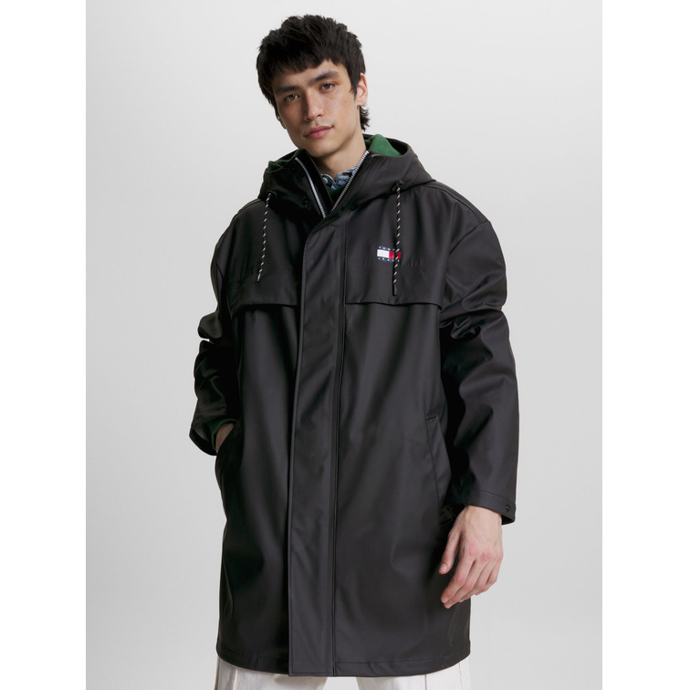 CORTAVIENTOS LARGO CON CAPUCHA HOMBRE TOMMY JEANS