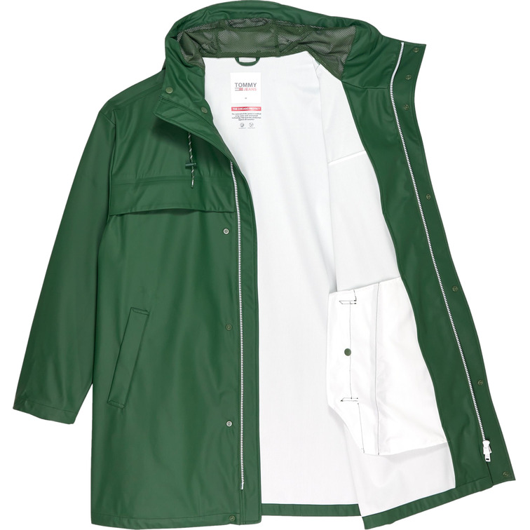 CORTAVIENTOS LARGO CON CAPUCHA HOMBRE TOMMY JEANS